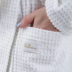 Accappatoio bianco Wellness in cotone