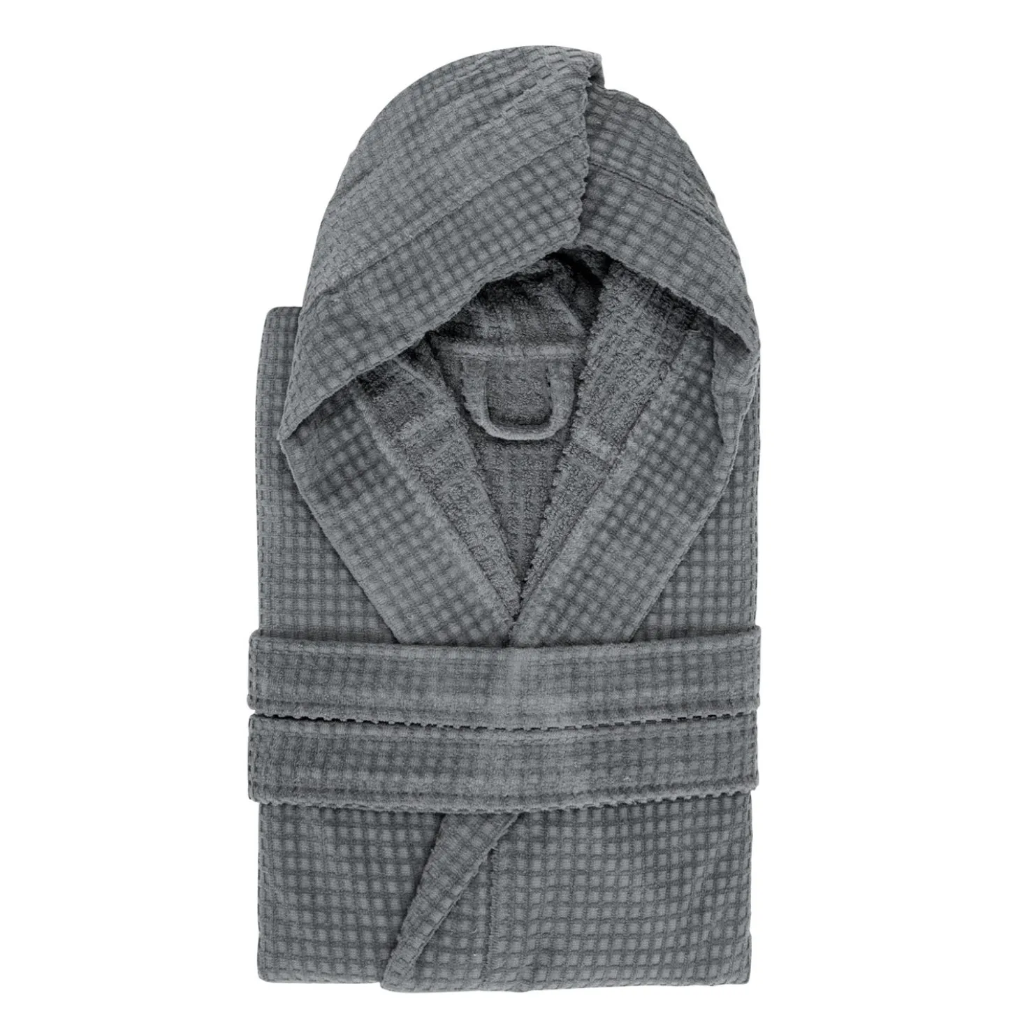Accappatoio grigio Wellness in cotone