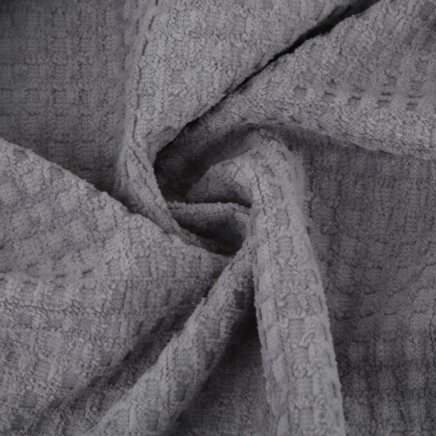 Accappatoio grigio Wellness in cotone