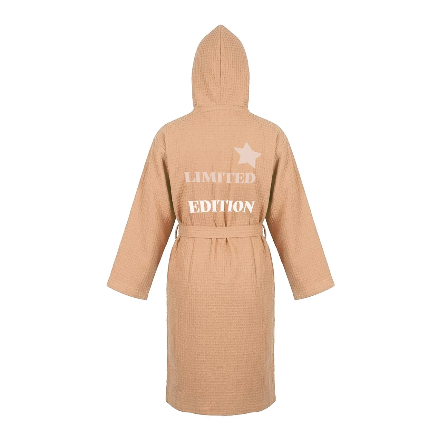 Accappatoio nido d'ape L/XL beige Limited Edition