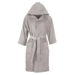Accappatoio spugna S/M cotone Basik grigio
