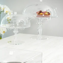 Alzatina torte 27 cm Iplex plexiglass trasparente