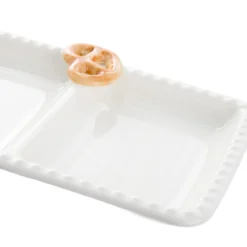 Antipastiera 4 scomparti ceramica Salatini