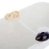Antipastiera 2 scomparti ceramica Salatini