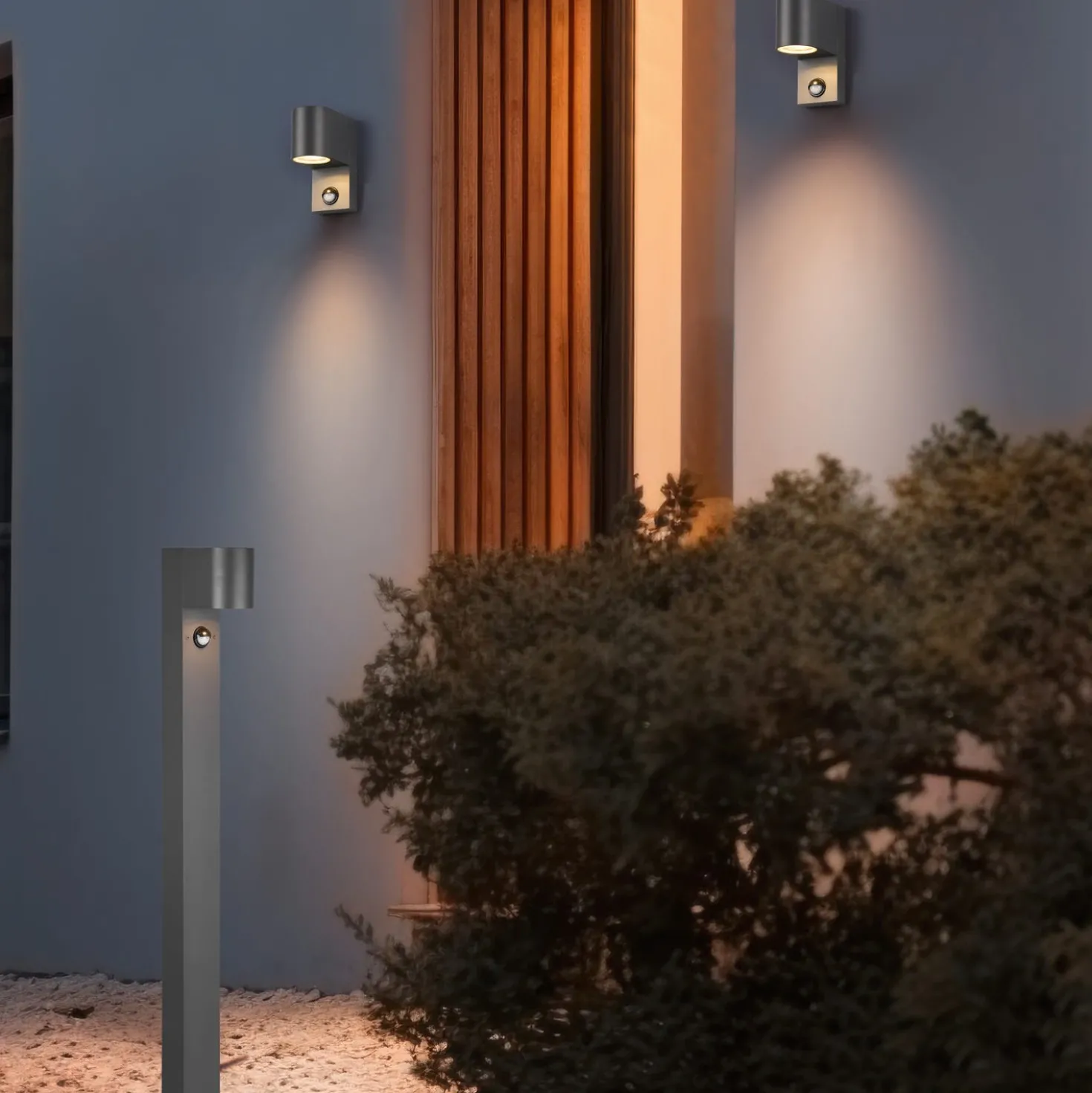 Applique da esterno con sensore Roya Trio