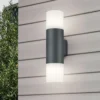 Applique da giardino 2 luci Hoosic antracite Trio