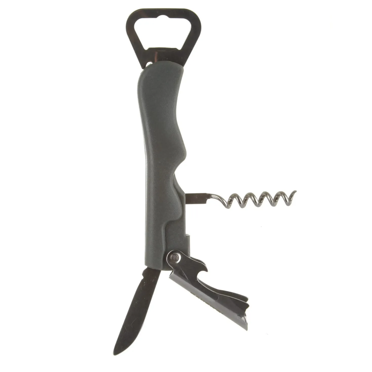 Apribottiglie multifunzione con cavatappi