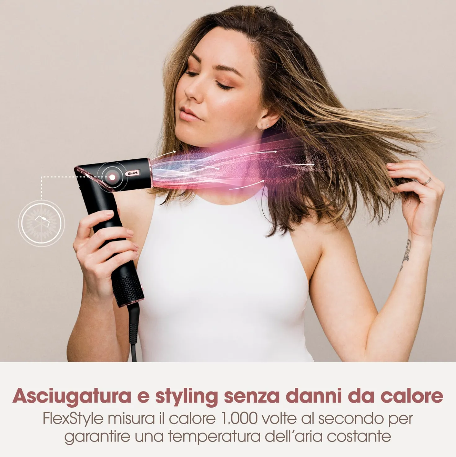 Asciugacapelli e styler flexstyle 3 in 1 Shark