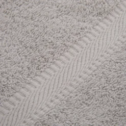 Asciugamano viso 50x90 cm cotone Basik grigio