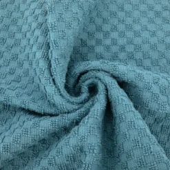 Asciugamano viso 50x90 cm ottanio Check