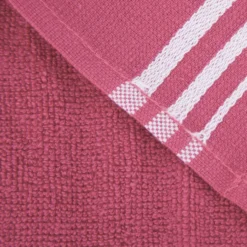 Asciugamano viso 50x90 cm rosso cherry