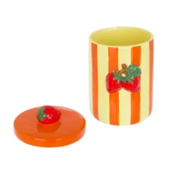 Barattolo cucina decoro fragole 20 cm Florafruit ceramica