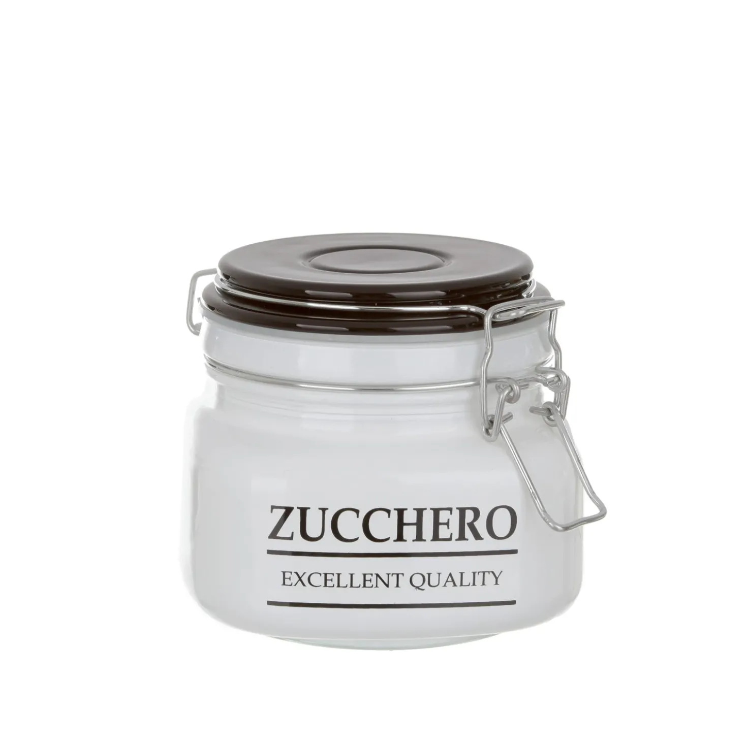 Barattolo zucchero in vetro 500 ml chiusura ermetica
