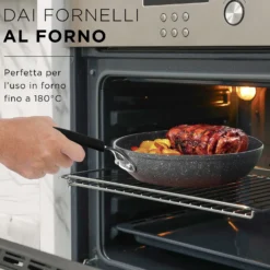 Batteria pentole induzione 9 pezzi New Petra Dark