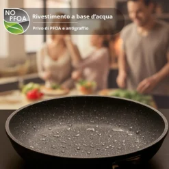 Batteria pentole induzione 5 pezzi New Petra Dark