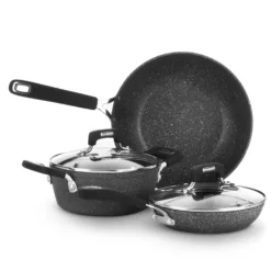 Batteria pentole induzione 5 pezzi New Petra Dark