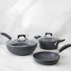 Batteria pentole induzione 5 pezzi New Petra Dark