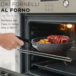 Batteria pentole induzione 4 pezzi New Petra Dark