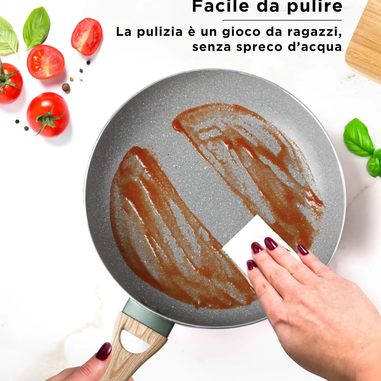 Batteria pentole 10 pezzi verde Cooking Therapy