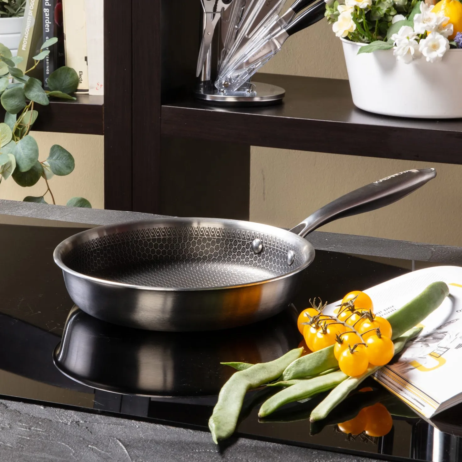Batteria pentole 11 pezzi Versatile Tri - Ply acciaio