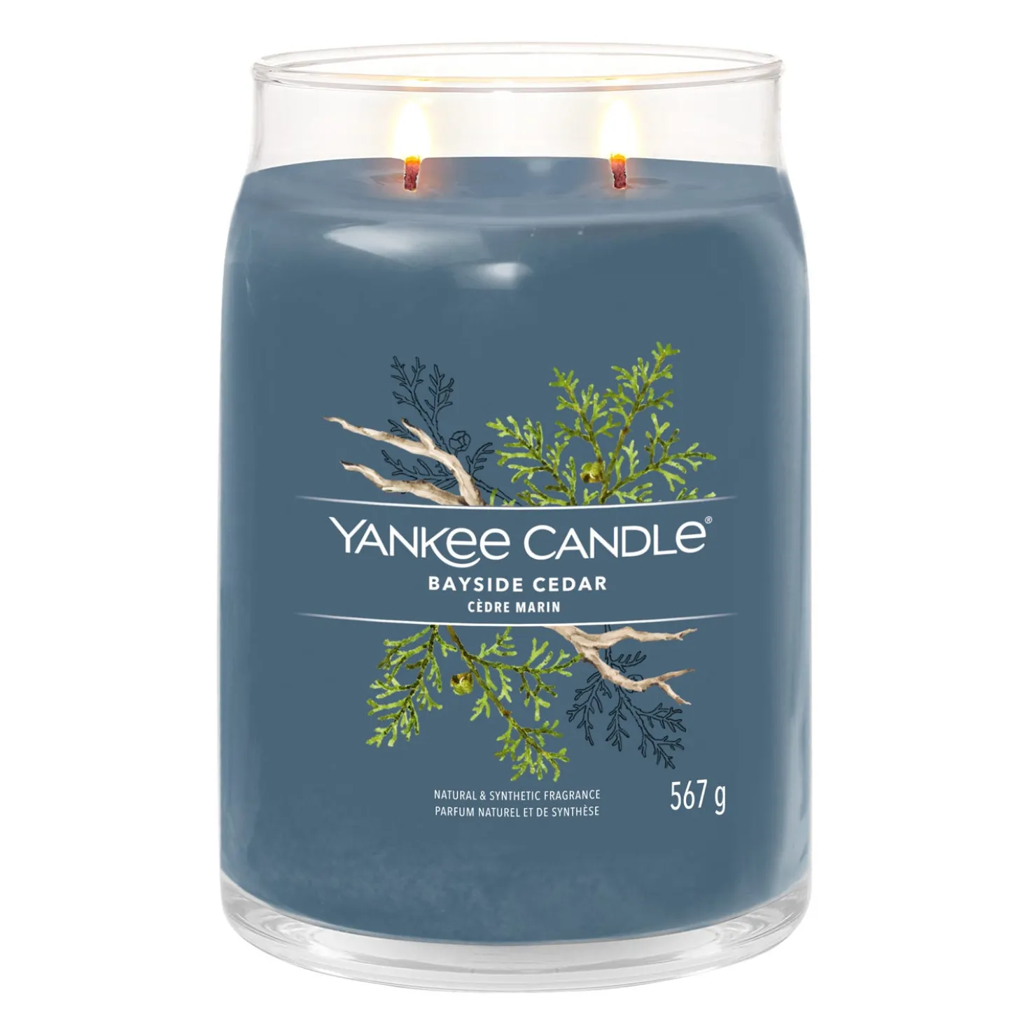 Bayside Cedar, candela in giara grande Yankee Candle