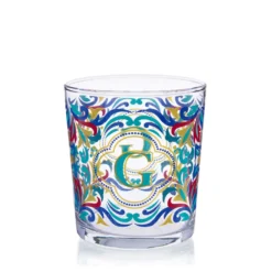 Bicchiere acqua lettera G Royal Garden