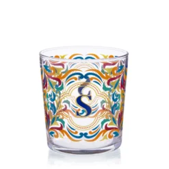 Bicchiere acqua lettera S Royal Garden