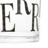 Bicchiere acqua Merry tartan verde Xmas Carol