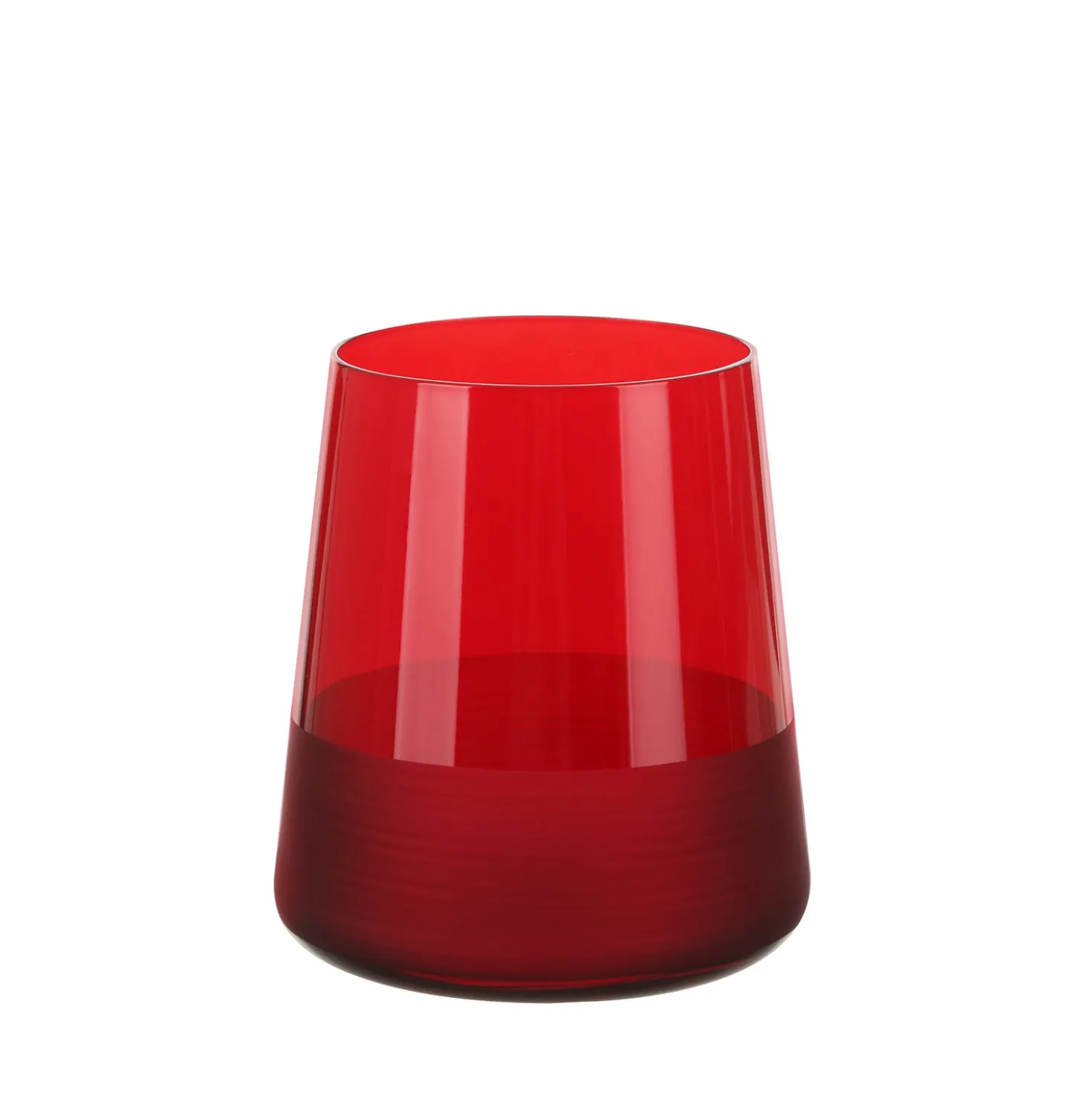 Bicchiere acqua 420 ml vetro rosso Blaze