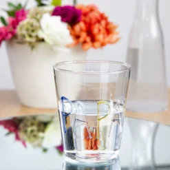 Bicchiere acqua papà in vetro borosilicato, da 380 ml