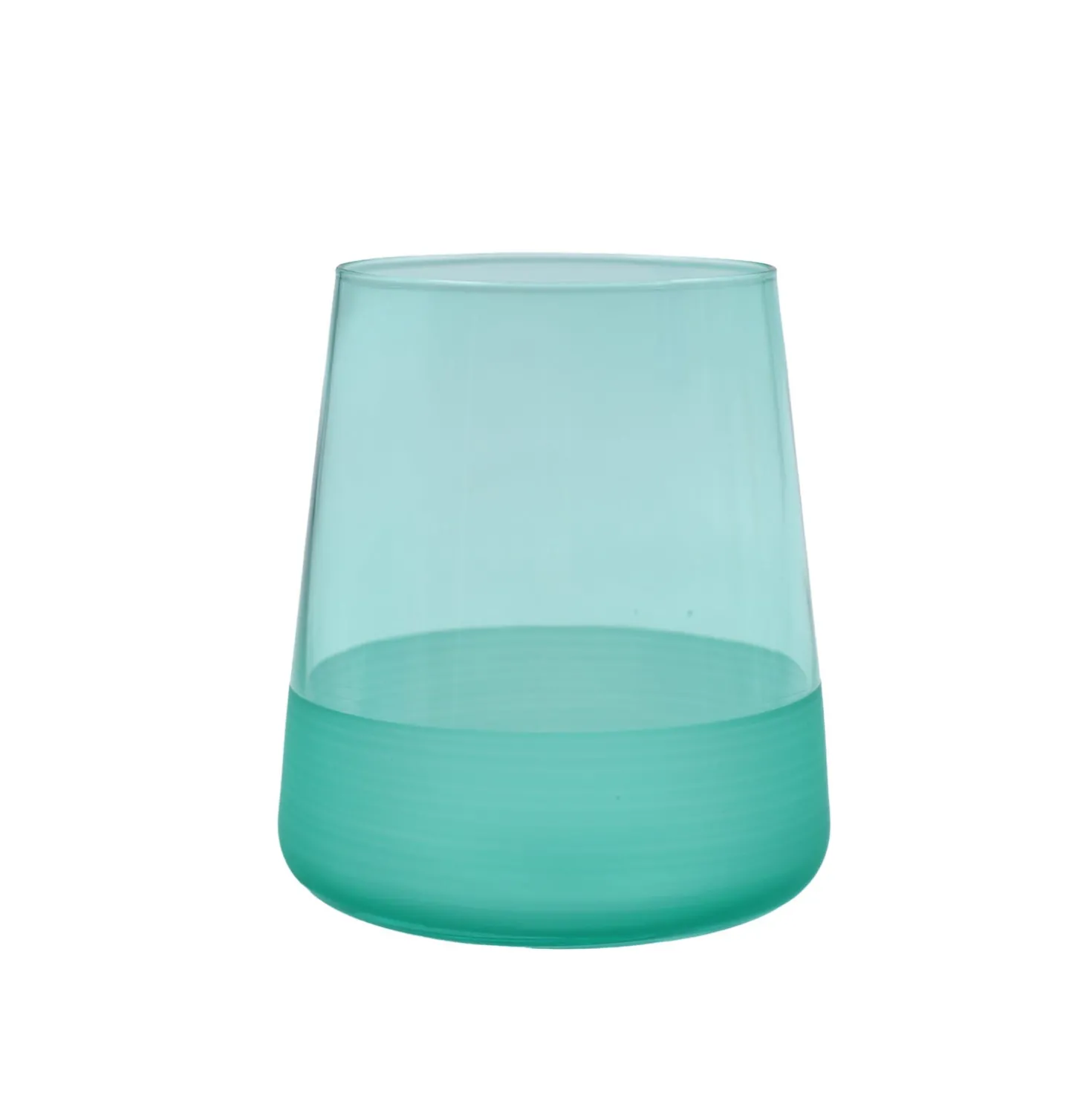 Bicchiere acqua vetro 420 ml verde Blaze