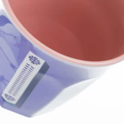 Bicchiere melammina viola lettera I 280 ml Maiolika