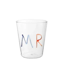 Bicchiere scritta Mr 380 ml in vetro borosilicato