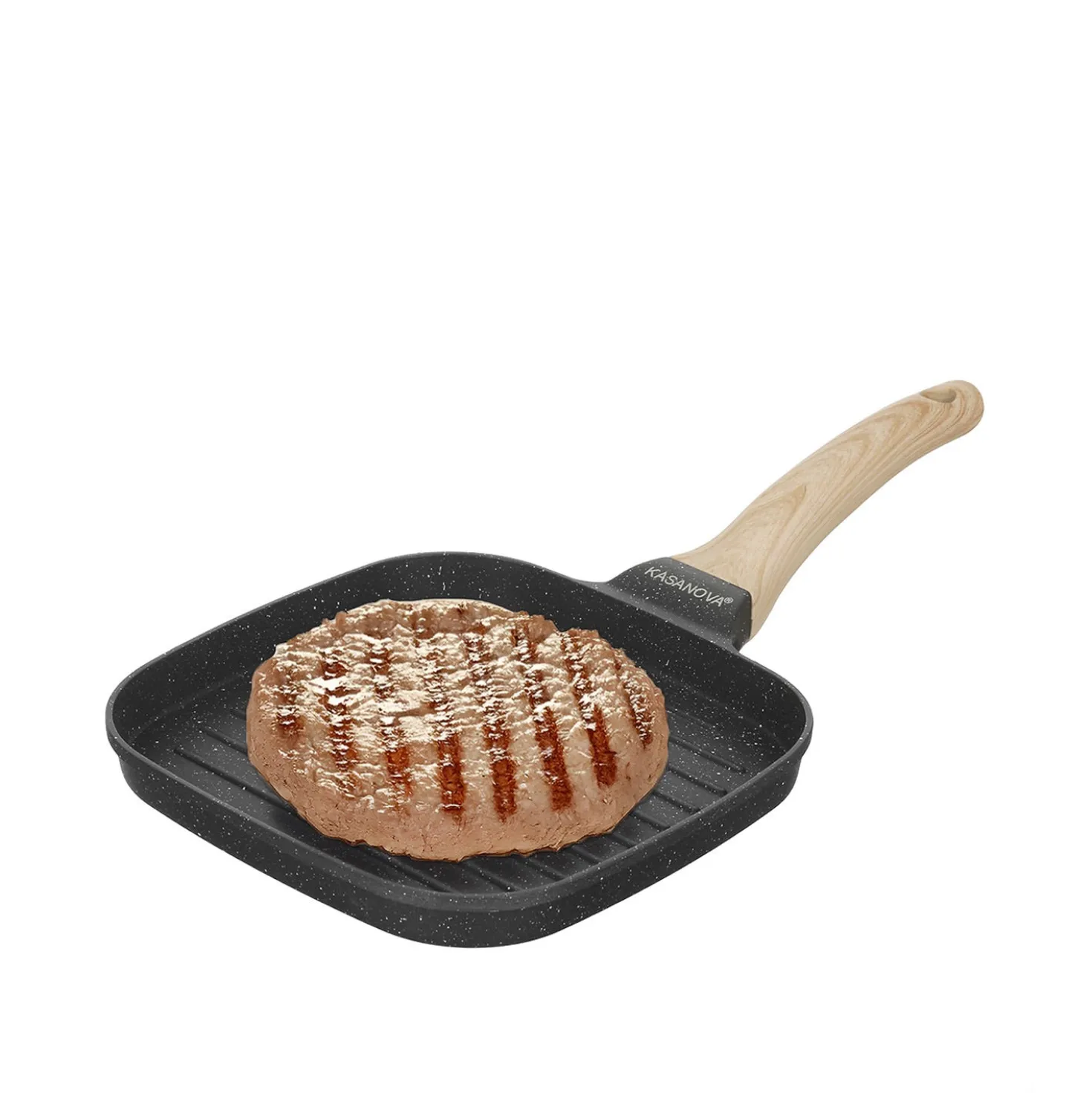 Bistecchiera grill 20x20 cm Mini Mania grigio