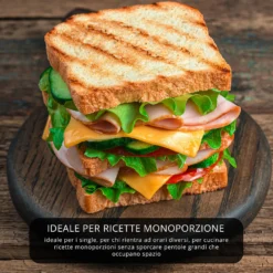 Bistecchiera grill 20x20 cm Mini Mania grigio
