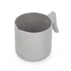 Bollilatte 12 cm grigio