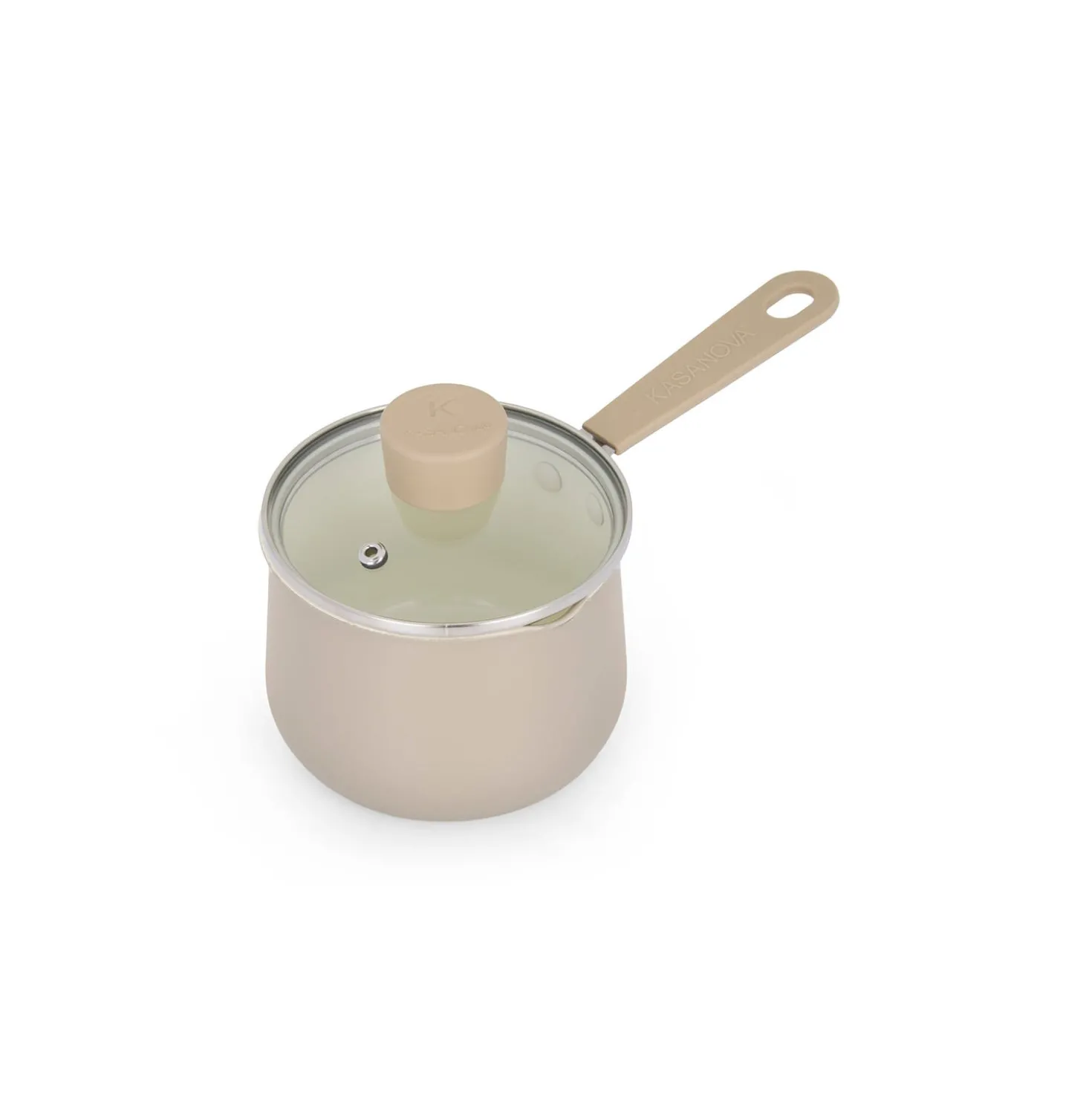 Bollilatte 13 cm Mini Fantasy con coperchio beige