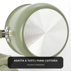 Bollilatte 13 cm Mini Fantasy con coperchio verde