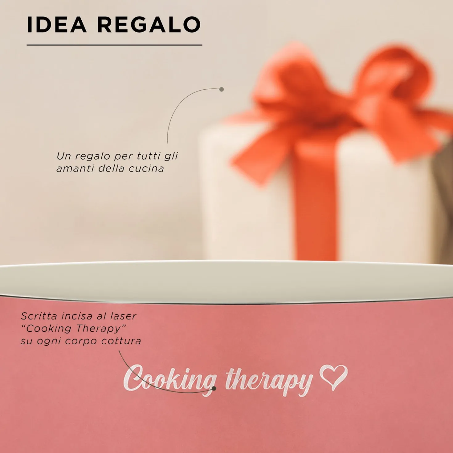 Bollilatte pentolino 12 cm corallo Cooking Therapy