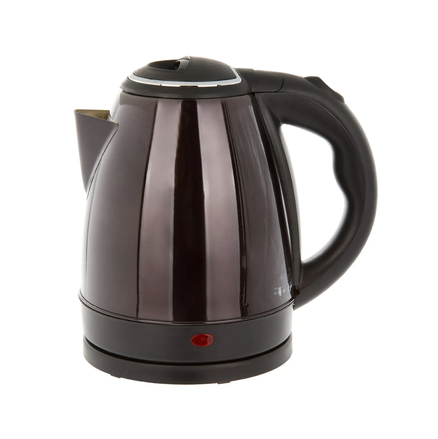 Bollitore elettrico 1,5 L nero acciaio inox