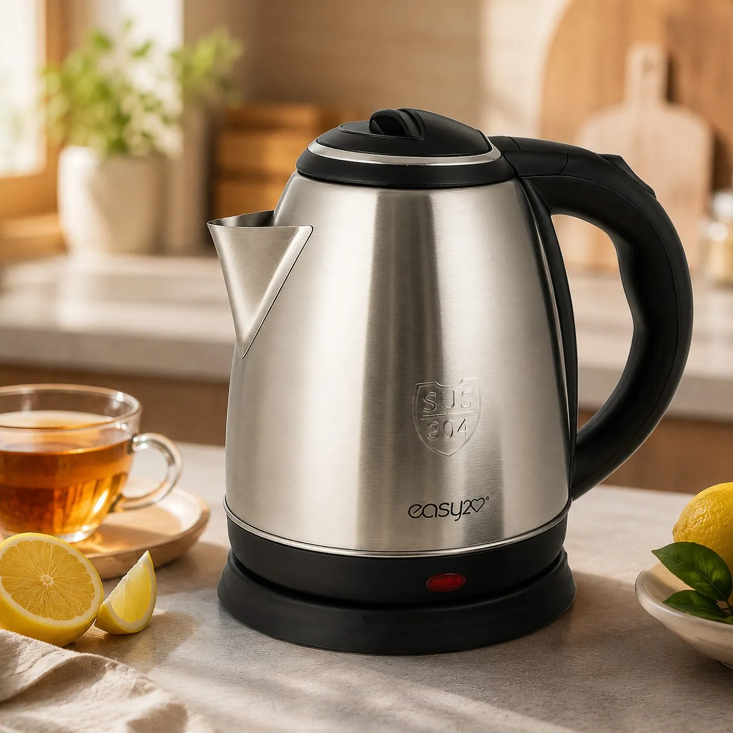 Bollitore elettrico 1,5 l, 50w nero