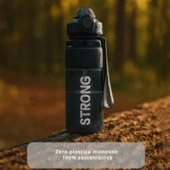 Borraccia ermetica strong 1 L nero Dynamix
