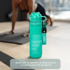Borraccia scritta motivazionale 1 L azzurro Hydrea