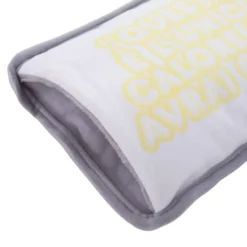 Borsa acqua calda elettrica scritta gialla