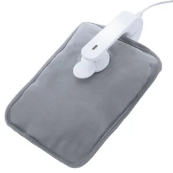 Borsa acqua calda elettrica scritta rossa