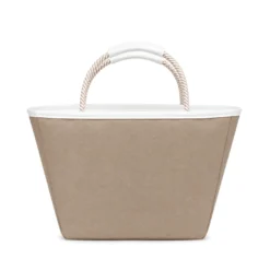 Borsa termica con manici beige 30x15x20 cm