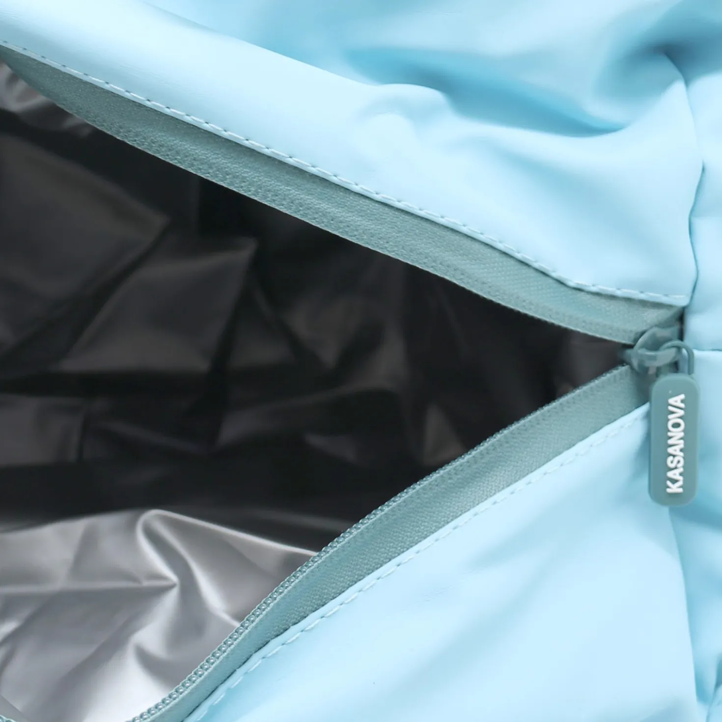 Borsa termica con manici blu 30x15x20 cm