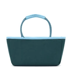 Borsa termica con manici blu 27x10x15 cm