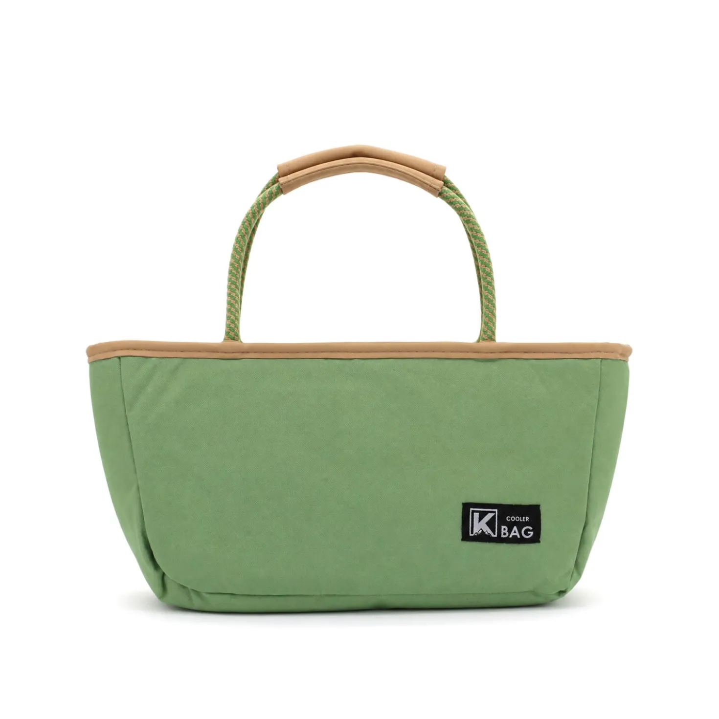 Borsa termica con manici verde 27x10x15 cm