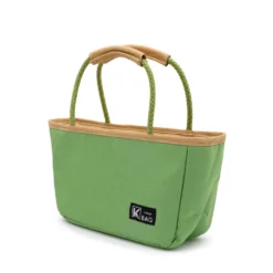 Borsa termica con manici verde 27x10x15 cm